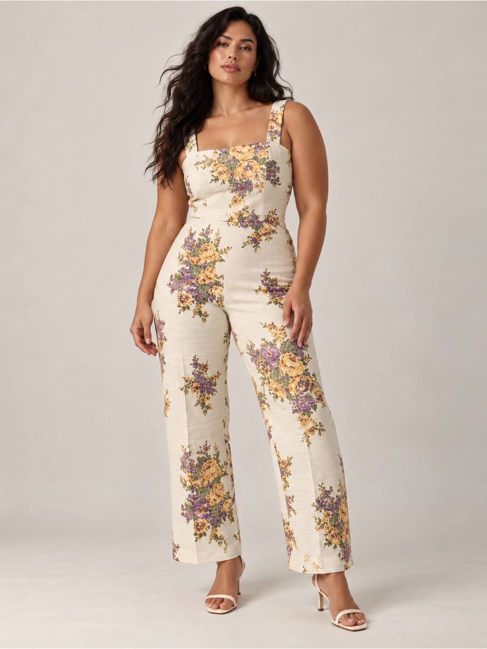Sezane Jenson Trousers and Hermance Top Ella Purple Floral Size 14 Size 46 SET